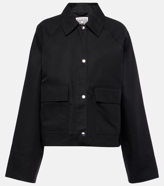 Single-breasted cotton jacket 