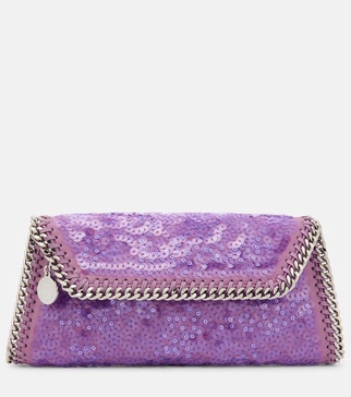 Falabella sequined clutch