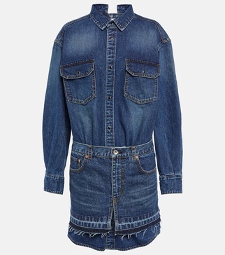 Denim shirt dress