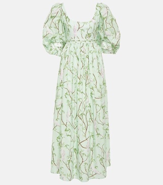 Vivianne Cacatua printed cotton maxi dress