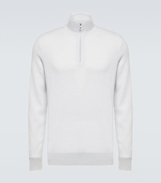 Roadster cashmere half-zip sweater