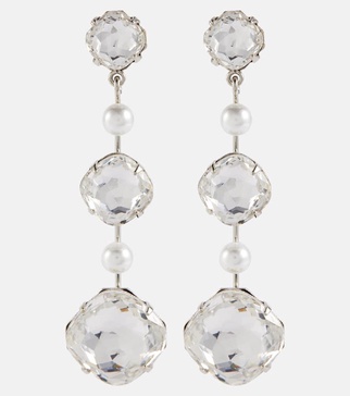 Damira faux pearl embellished earrings