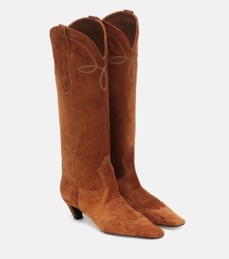 Dallas suede Western boots