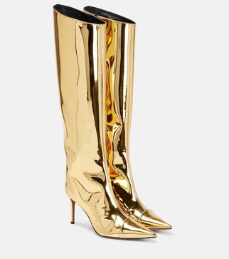 Alex 85 metallic knee-high boots