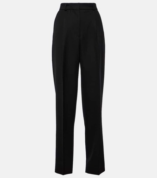 High-rise tapered pants