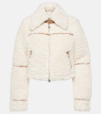 Triana paneled faux fur jacket