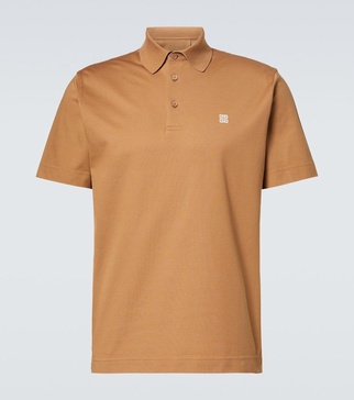 Logo cotton polo shirt