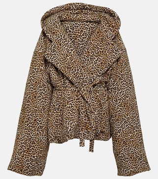 Sleeping Bag leopard-print jacket