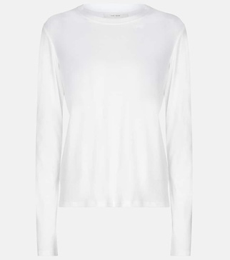 Shermann cotton-jersey top