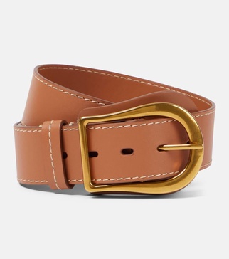 Leather belt