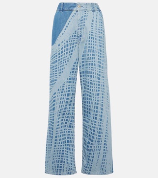 Paula's Ibiza printed wide-leg jeans