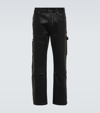 Wax Carpenter cotton cargo jeans