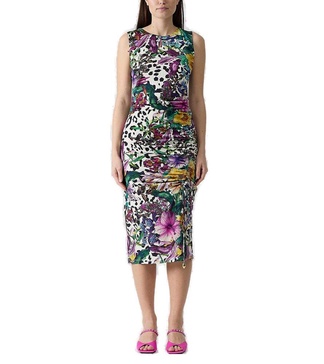 Just Cavalli Floral Print Dress