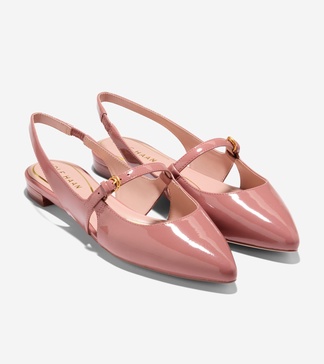 anya slingback flat