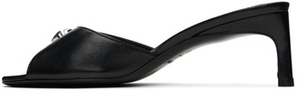 Black Low Logo Mules