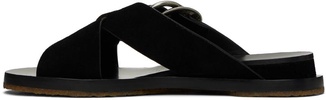 Black Beau Cross Sandals