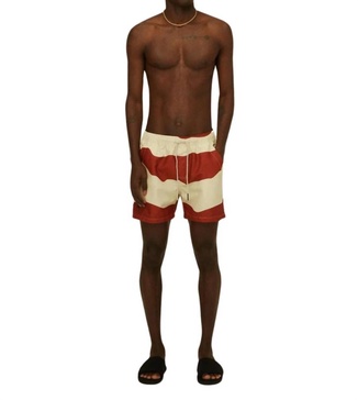 swim shorts in amber dune