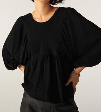 hamza sweater in black