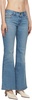 Blue Superlow Flare Jeans