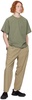 Beige Tapered Trousers