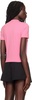 Pink 'Le t-shirt Gros Grain' T-Shirt