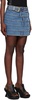 Blue Dua Multi Waist Denim Miniskirt