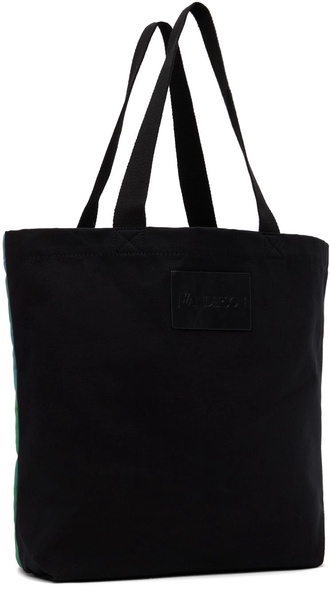 Multicolor Canvas Shopper Tote