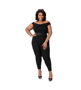 Plus Size Off Shoulder Gillian Jumpsuit