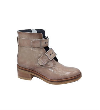 women's justina booties in taupe