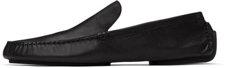 Black Lucca Slip-On Loafers