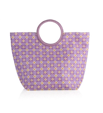 daisy tote in lilac