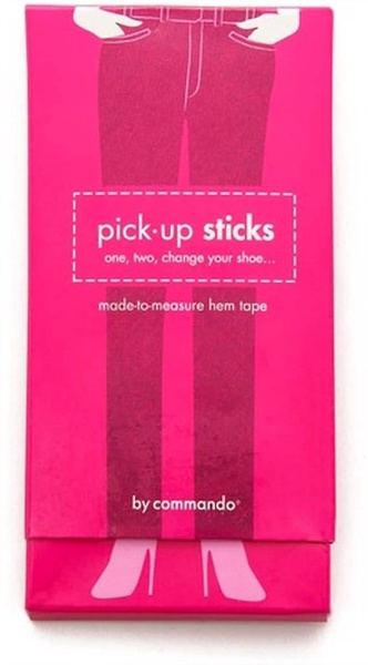 pick-up stiks made-to-measure hem tape in pink