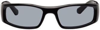 SSENSE Exclusive Black Jet Sunglasses