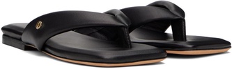 Black Viola Sandals