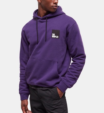 purple logo sweatshirt