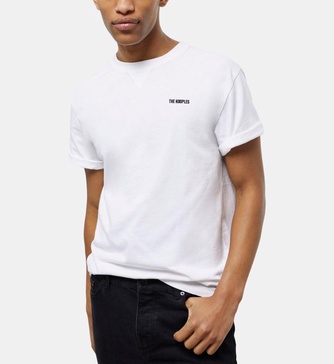 men's  white logo t-shirt