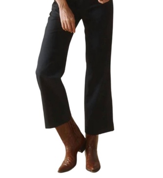 western trouser in navy