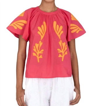 rada top in applique fiesta