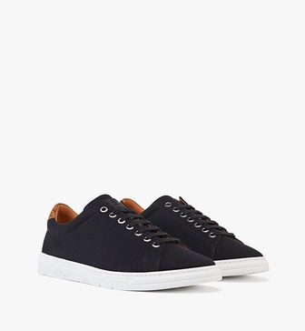 men’s  essentials terrain lo sneakers in organic cotton canvas