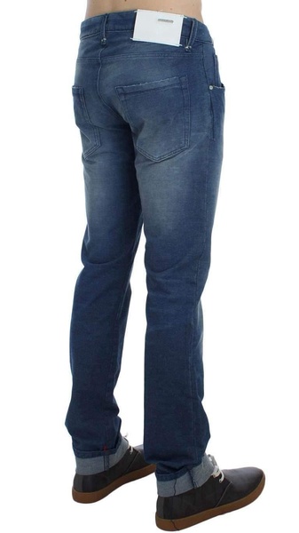 ACHT  Wash Denim Cotton Stretch Slim Fit Jeans