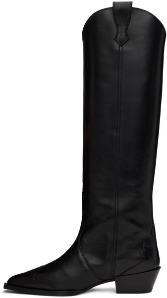 Black Aruna Tall Boots