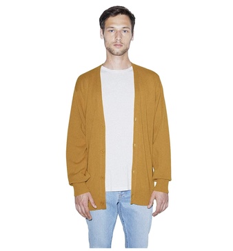 American Apparel Men's Basic Knit Long Sleeve Cardigan