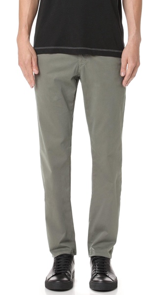 AG Adriano Goldschmied Men's Lux Khaki Chinos