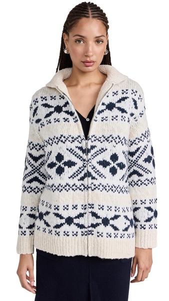 Vince Women's Nordic Fair Isle Cardigan