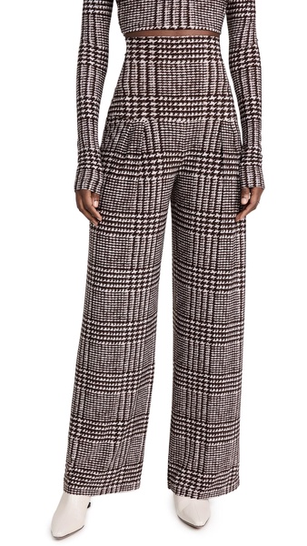 Norma Kamali Women's High Waist Pleat Pants