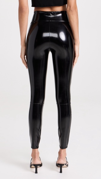 Faux Patent Leather Leggings