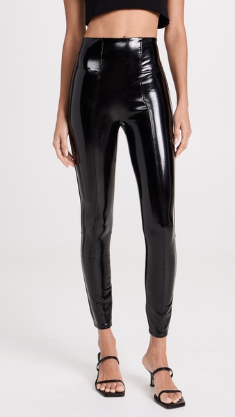 Faux Patent Leather Leggings