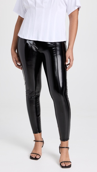 Faux Patent Leather Leggings