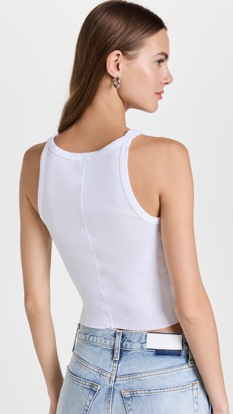 Cropped Ribbed Tank