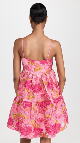 Organza Floral Mini Dress